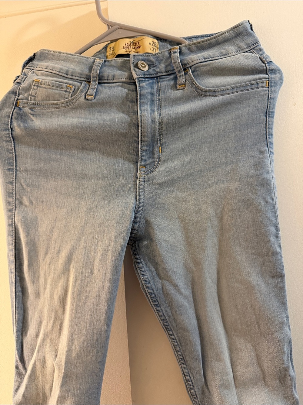 Hollister Light Wash Skinny Jeans